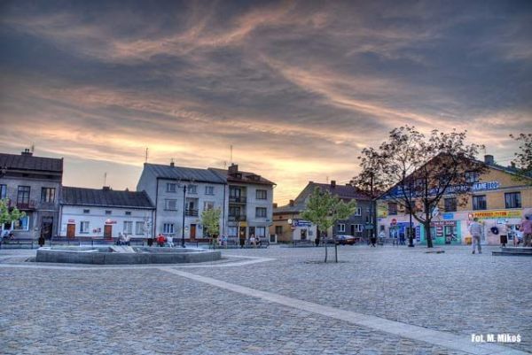 Kołaczyce, rynek.