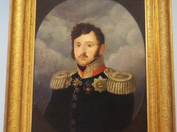 gen. dyw. hr Wincenty Krasiński, opis portretu - zdjęcie obok.