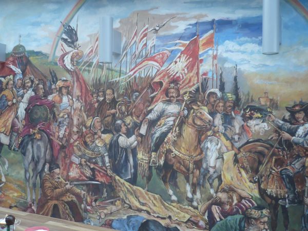 Jedna  ze  sal dydaktycznych i  piękne freski