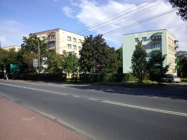 Sosnowiec-Niwka. Ulica Orląt Lwowskich.