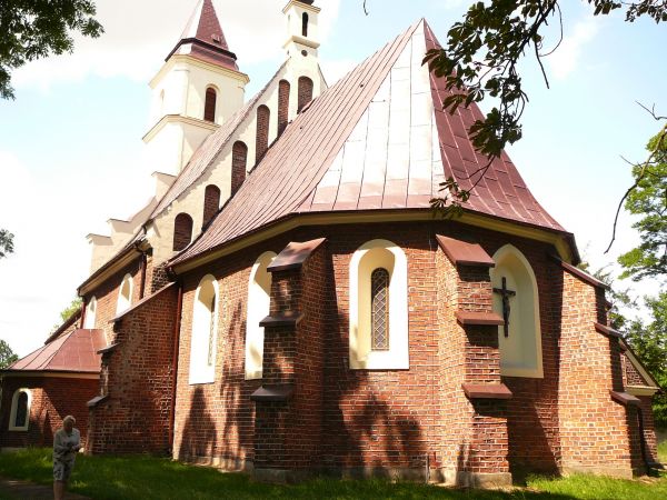 INNE UJĘCIE KOŚCIOŁA W MIERZYNIE K/ROZPRZY