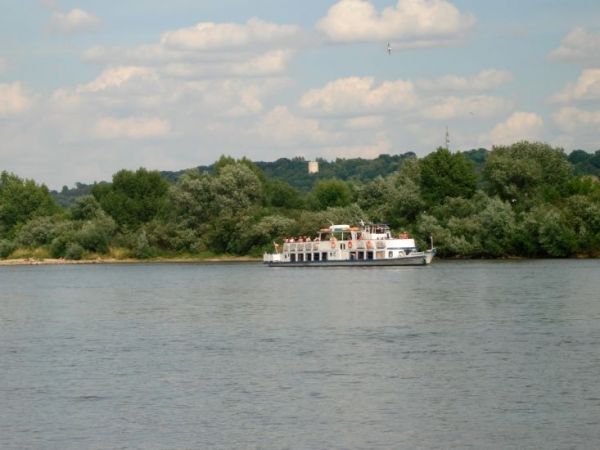 Widok na Wisle i Kazimierz od strony Janowca.