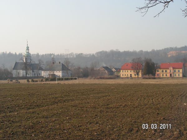 Zbylutów. od strony stacji kolejowej.