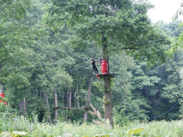 Park linowy. Rudnica koło Kłębowca - sierpień 20110