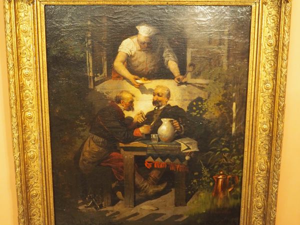 Tak, tak Gerwazeńku - obraz prezentowany w Dworze Krasińskich.