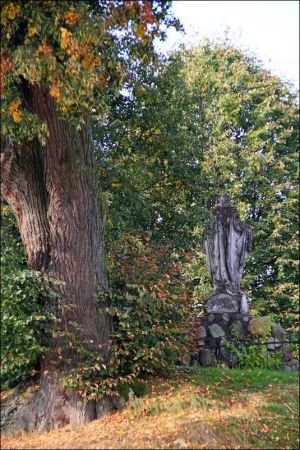 Cerkiew Pokrow Przeświętej Bogarodzicy w Miękiszu Starym. Zbudowana w latach 1803−1811. Wokół cerkwi groby rodziny Younga.