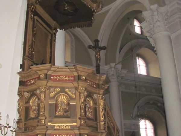 Kościół farny pw. św. Jadwigi Śląskiej - ambona