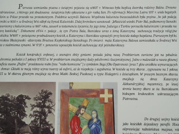 przy kościele : plansza - zapraszam do lektury a jakość przekazu ? - wiedza się liczy...