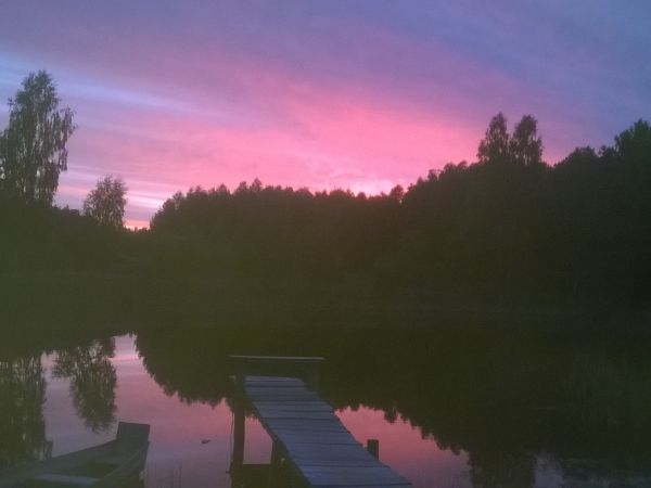 Zachód słońca w "Wieczornych Mgłach"