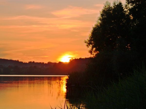 Popołudnie nad jeziorem