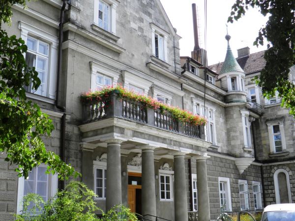 Pałac Ponińskich powstał w miejscu starego dworu Telefusów z XVII w. Kolejni właściciele zmieniali przez wieki jego wygląd; obecną formę otrzymał podczas grunto