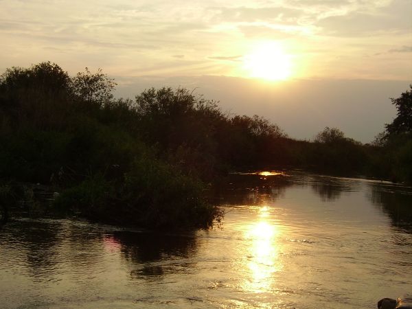 Zachód słońca nad Liwcem