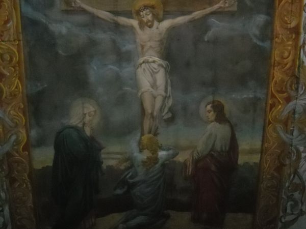 Malowidło na suficie.