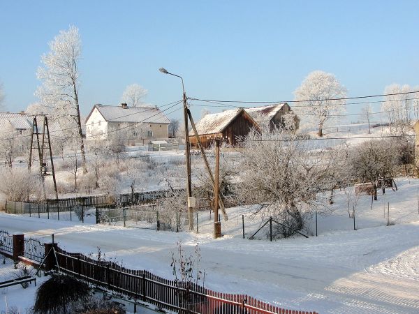Toprzyny zimą 2010r.
