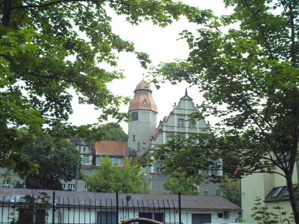 Część gmachu wydziału chemii.
Uniwersytet Gdański.ul. Jana Sobieskiego.