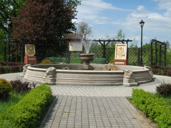 Babimost, skwer niedaleko Rynku.