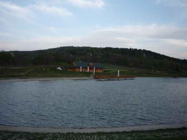 Sułkowice. Zalew na potoku Gościbia.