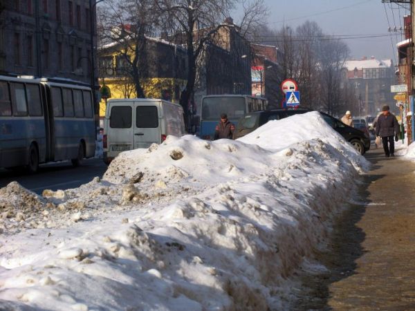 Zima styczeń 2006 – ul. Bytomska
