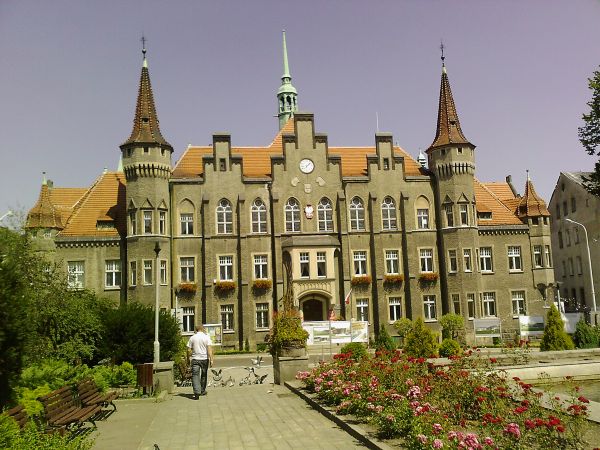 Wałbrzych. Plac Magistracki. Ratusz Miejski.