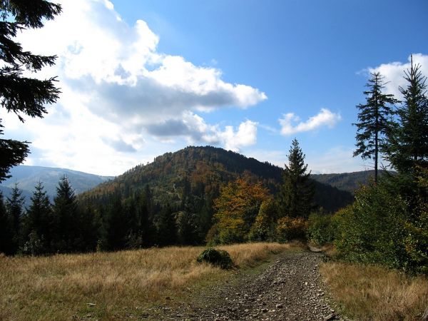 Czerwony szlak z Klimczoka na Biały Krzyż