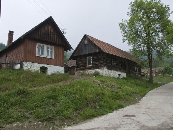 Żegiestów-drewniane zabudowania