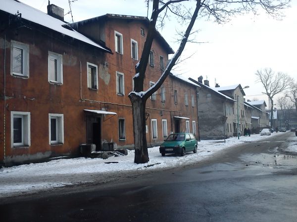 Sosnowiec-Niwka. Ulica Stoczniowców.