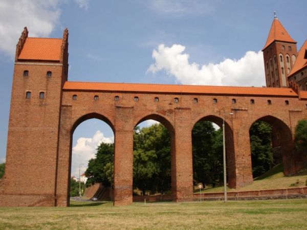 Zamek kapituły pomezańskiej. Jego budowę zaczęto w 1322 roku.