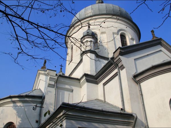 Cerkiew prawosławna pw. Świętych Kosmy i Damiana w Zapałowie.