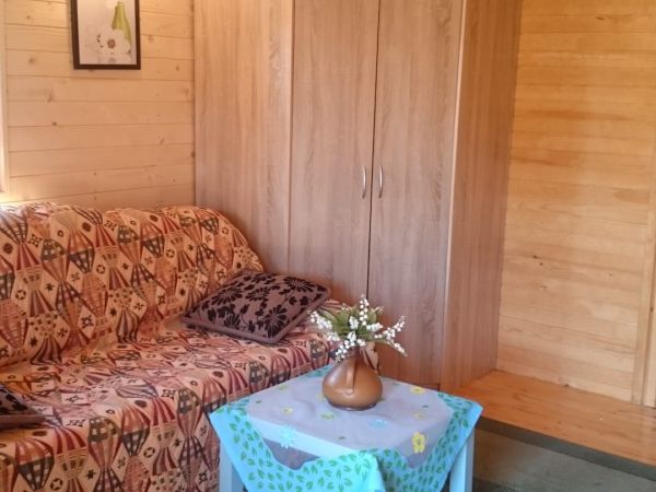 Domek letniskowy drewniany nad morzem