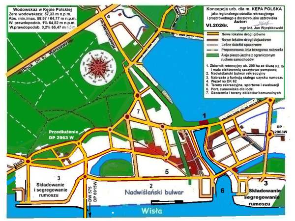 Koncepcja urbanistyczna dla Kępy Polskiej  jako regionalnego ośrodka rekreacyjnego i prozdrowotnego a docelowo jako uzdrowiska - Wersja: VI.2026r.