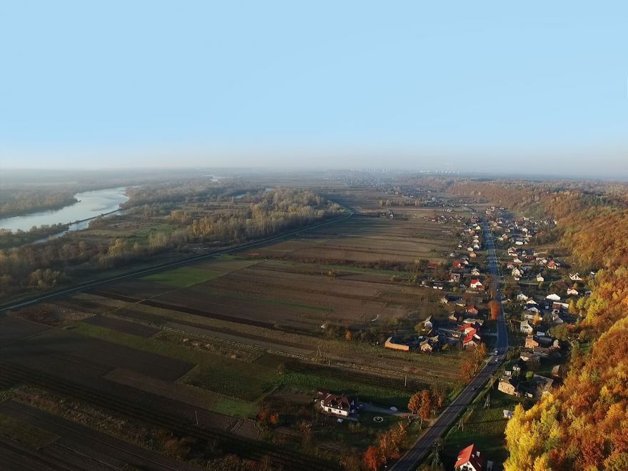 Dolina Wisły w okolicach Kazimierza Dolnego