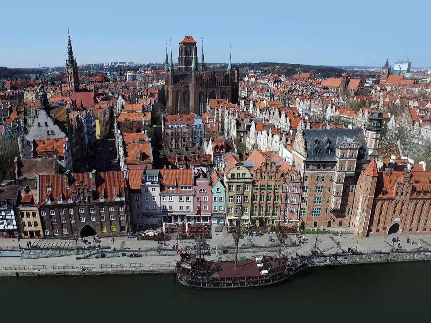 Główne Miasto i Wyspa Spichrzów w Gdańsku
