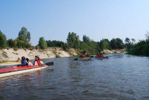 spływ kajakowy rzeką Bug