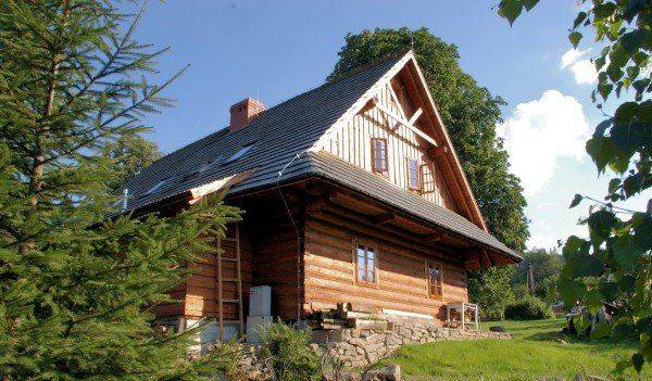 chata od strony północnej