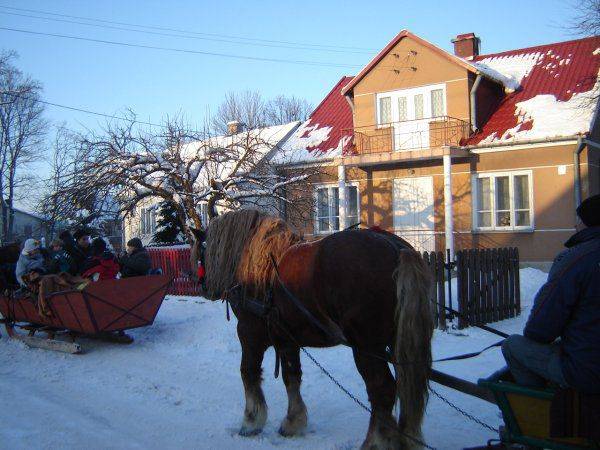 zbiórka przed posesja