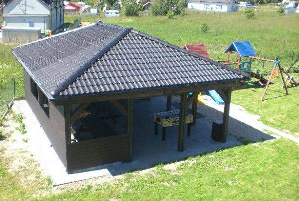 miejsce do grillowania,piłkarzyki i tenis stołowy