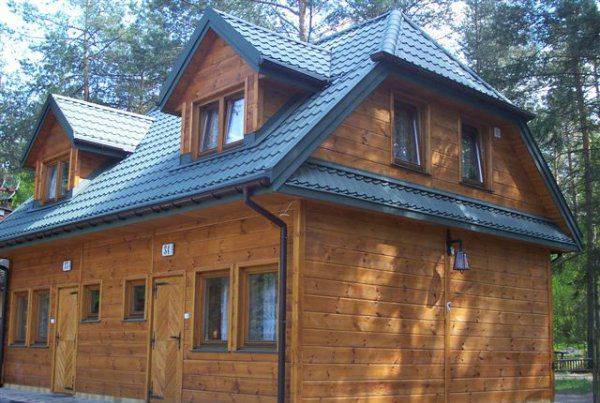 dom drewniany 6 pokoi i 4 łazienki