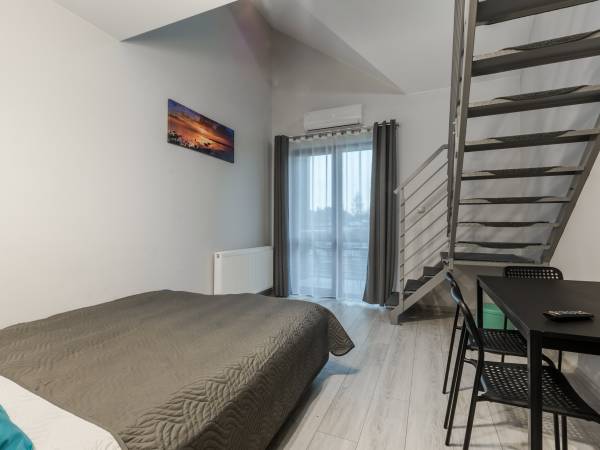 poziom "0" w pokoju 4 osobowym