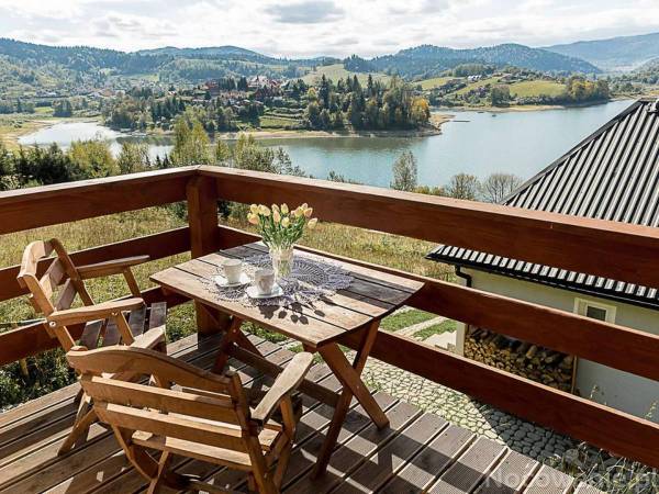 widok z tarasu domek 3