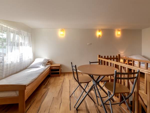 Sypialnia bungalowy nr 1-8