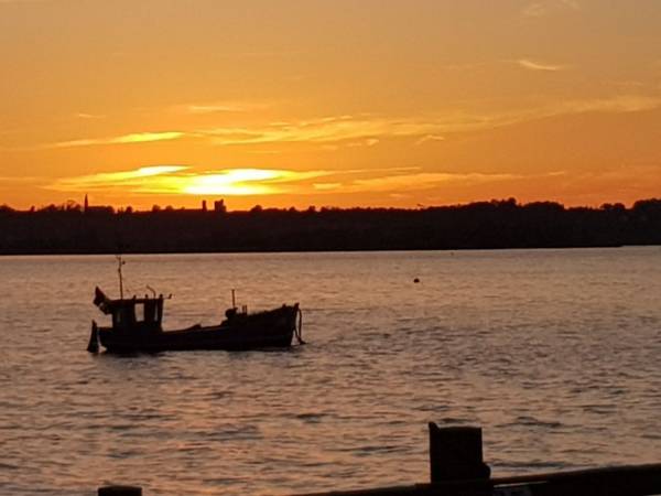 Rewa zachód słońca