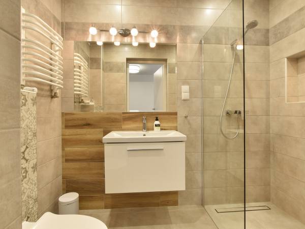 łazienka 1 osobowego pokoju nr 4