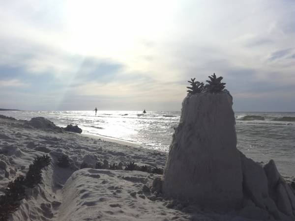 piasek zachęca do twórczości