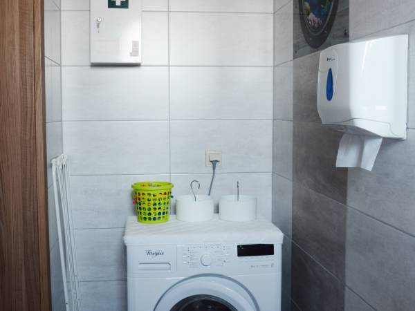 łazienka ogólna z pralką