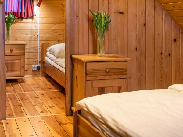 domek piętrowy 6-os., sypialnie na piętrze