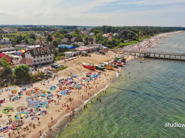 Przystań Rybacka w Chłopach z lotu ptaka :-)