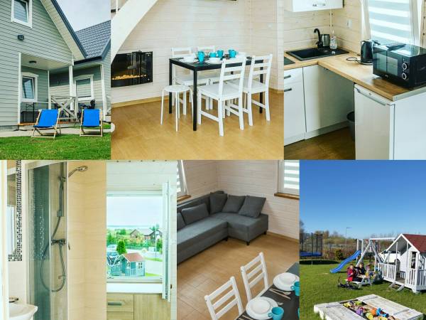 Jarosławiec domki nad morzem Nadmorska Oaza Jezierzany kominek weekend święta majówka sylwestra