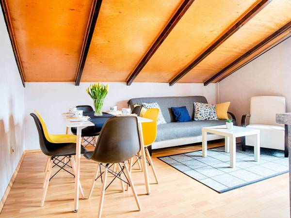 Apartament - salon z aneksem