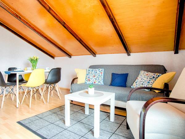 Apartament - salon z aneksem