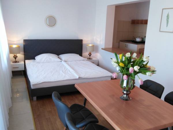 Pokój 4 os z aneksem kuchennym i tarasem